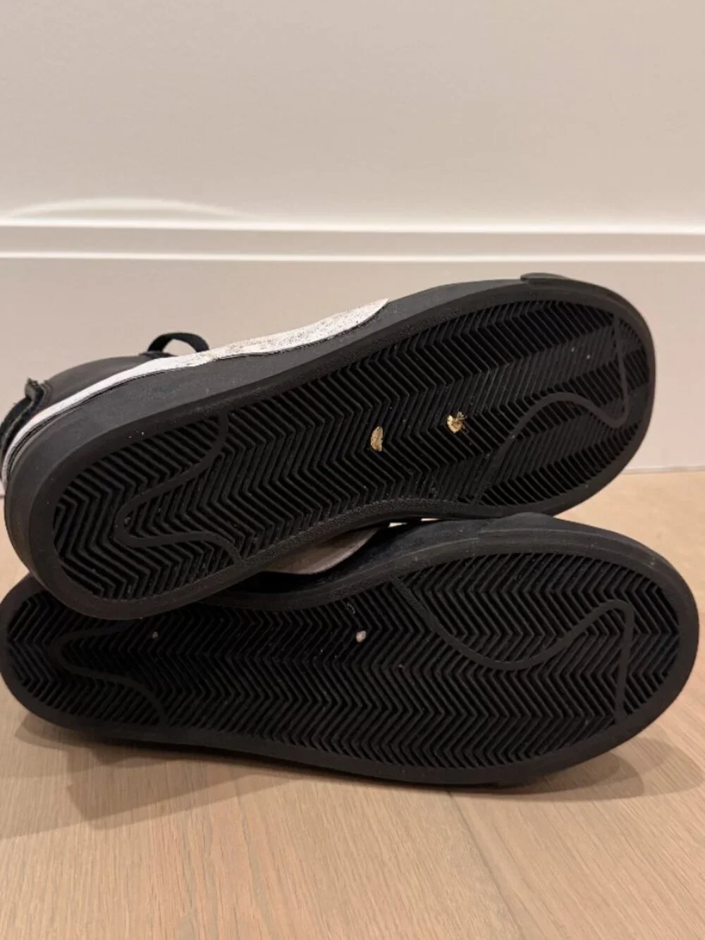 Off-White x Nike Blazer Mid Grim Reaper Sneakers, Black